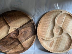 ПОДНОС за сервиране, кръг, единичен